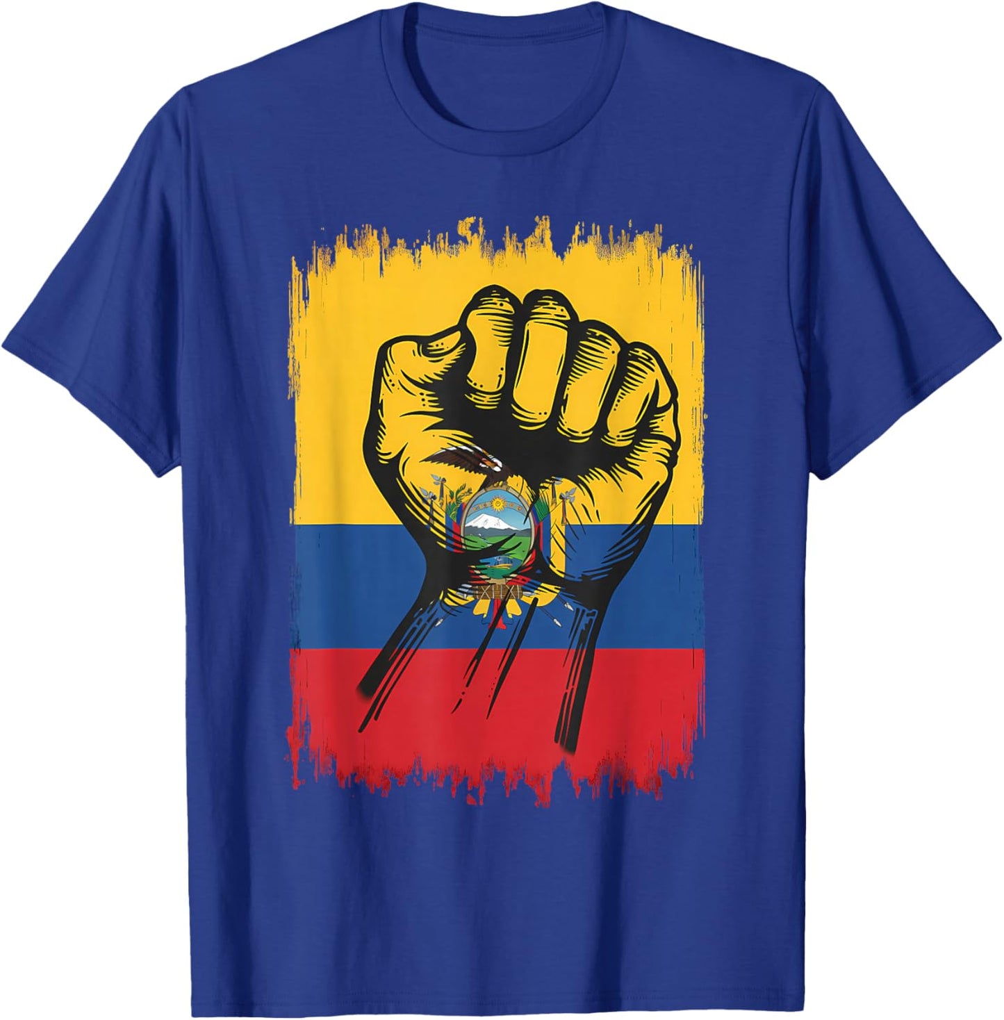 Ecuador Flag Ecuadorian Pride T-Shirt - T-Shirt | Royal