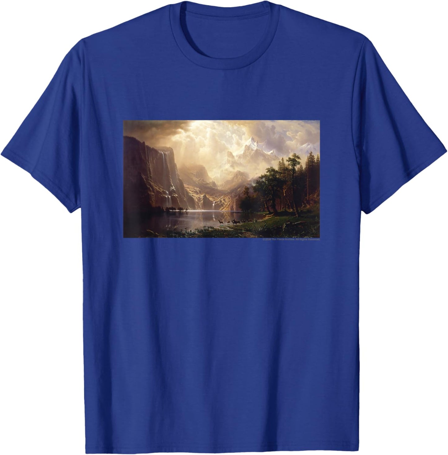 Albert Bierstadt Among The Sierra Nevada, California T-Shirt - T-Shirt | Royal