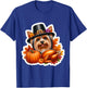 Thanksgiving Silky Terrier Dog Owner Mom Dad Lover Funny T-Shirt - T-Shirt | Royal