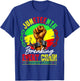 Juneteenth Breaking Every Chain Since 1865 Men Women Kid T-Shirt - T-Shirt | Royal