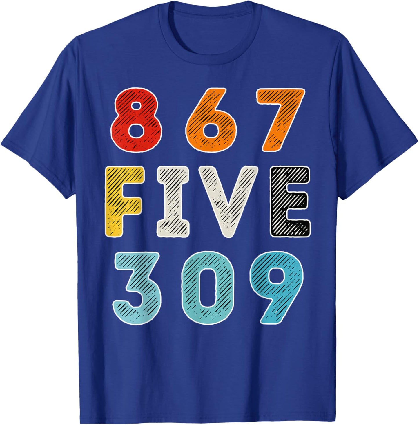 867 Five 309 T-Shirt - T-Shirt | Royal