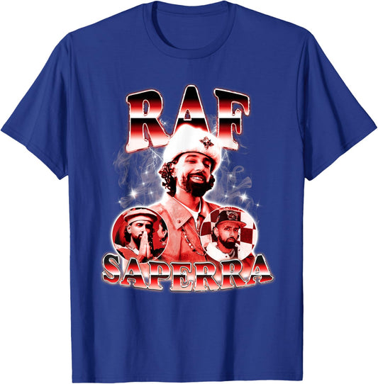 Retro RAF Saperra 90s Style T-Shirt - T-Shirt | Royal