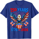 250th Anniversary 250 Years USA 1776 4th of July Patriotic T-Shirt - T-Shirt | Royal