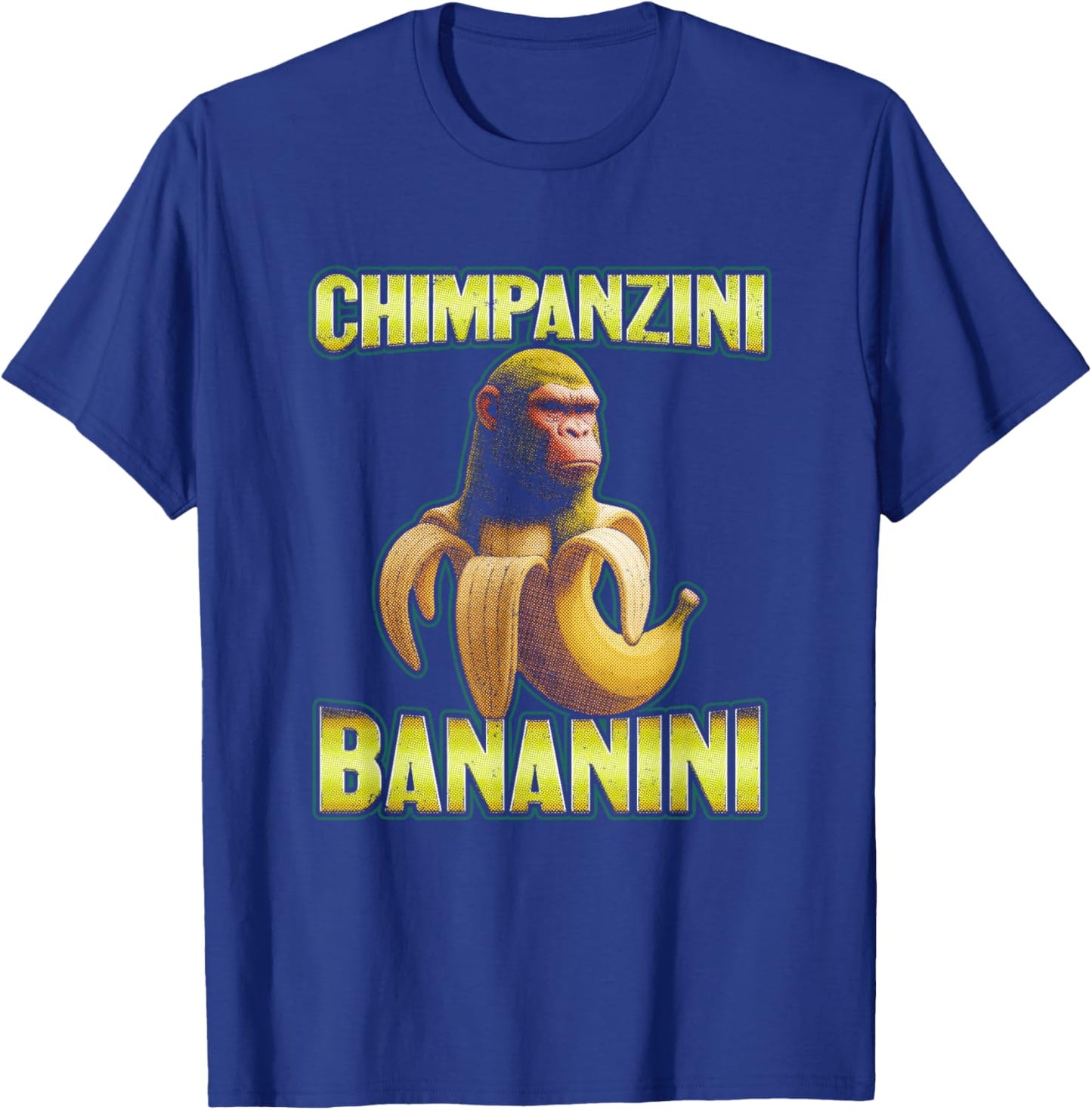 Chimpanzini Bananini Italian Brainrot T-Shirt - T-Shirt | Royal