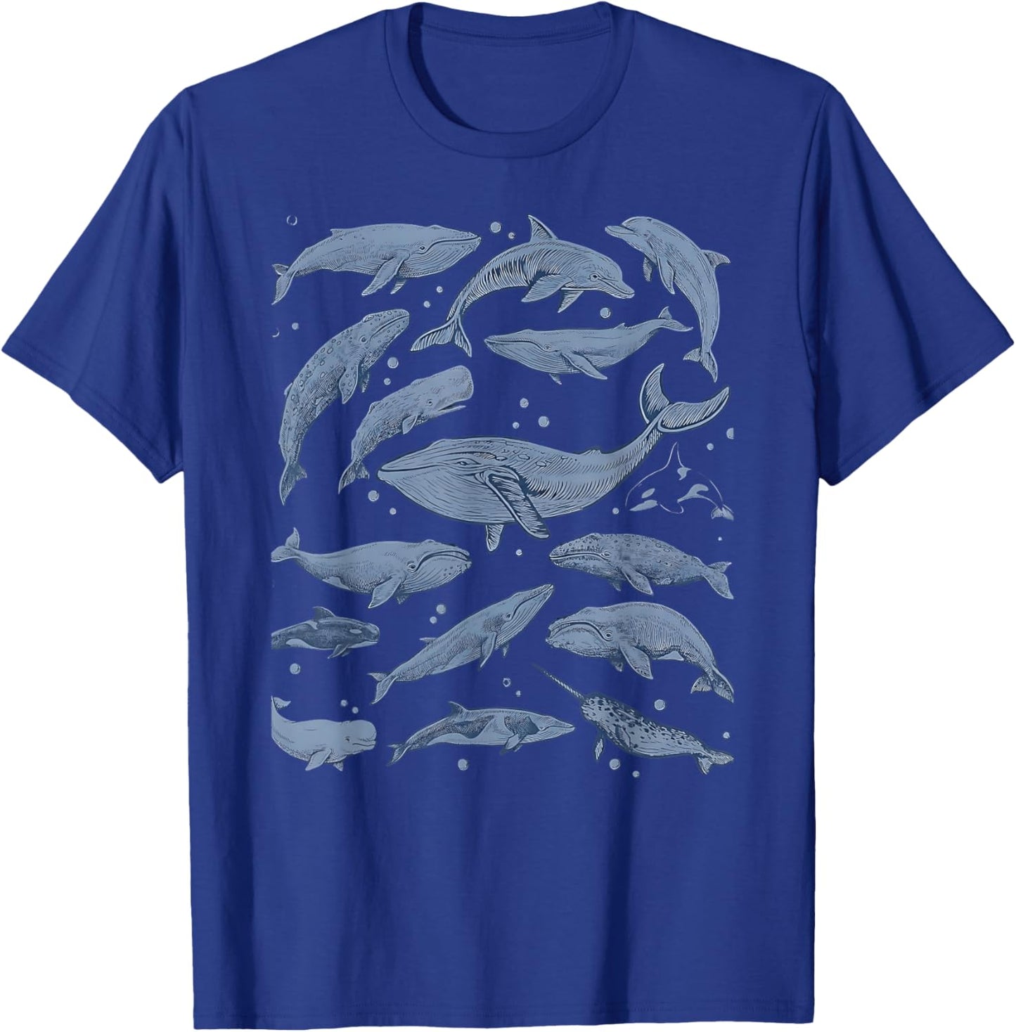 Retro Whale Watching Trip Ocean Sea Life Dolphin Souvenir T-Shirt - T-Shirt | Royal