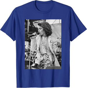 Madonna at Live Aid Dual Concert Philadelphia 1985 T-Shirt - T-Shirt | Royal