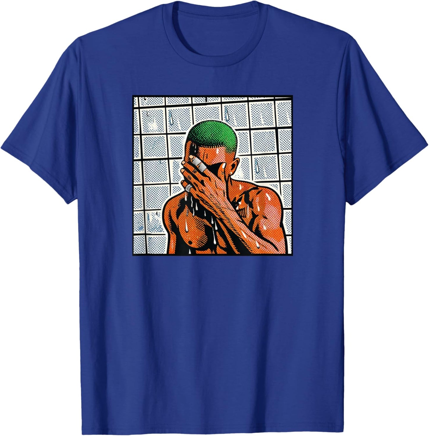 Frank Rapper Blond Pop Art R&B Singer Album Ocean Vibes T-Shirt - T-Shirt | Royal