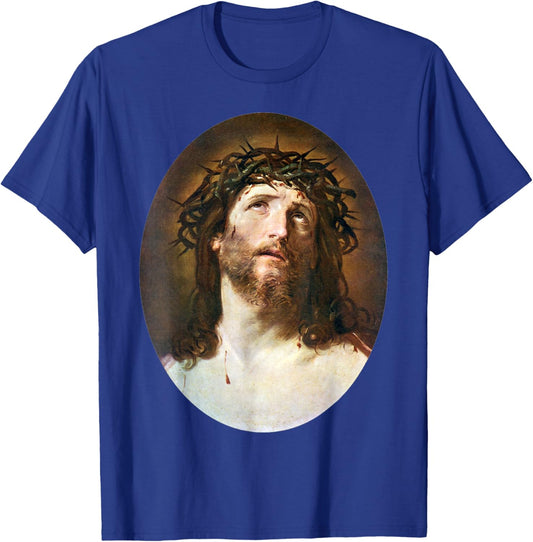 Jesus Christ Crowned with Thorns Painting Guido Reni 1622 T-Shirt - T-Shirt | Royal