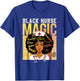 Black Nurse Magic Pride Afro Queen BHM Shirt Nursing T-Shirt - T-Shirt | Royal