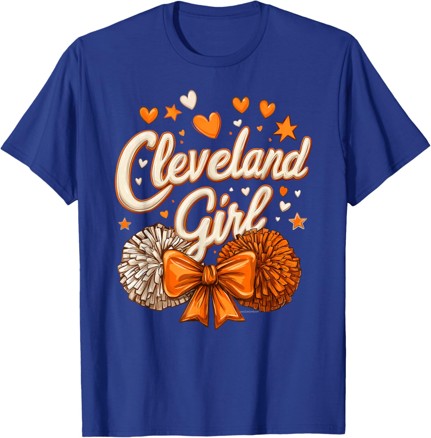 Cleveland Girl Ohio Cute Souvenir Gift Teens T-Shirt - T-Shirt | Royal