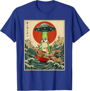 Meerkat Ramen UFO Funny Japanese Anime Men Women Kids T-Shirt - T-Shirt | Royal