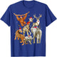 Christmas Men Women Kids Wildlife Zoo Day Beautiful Animals T-Shirt - T-Shirt | Royal