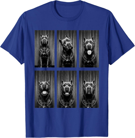 Cane Corso Photobooth Dog Owner Funny Animal Portrait T-Shirt - T-Shirt | Royal