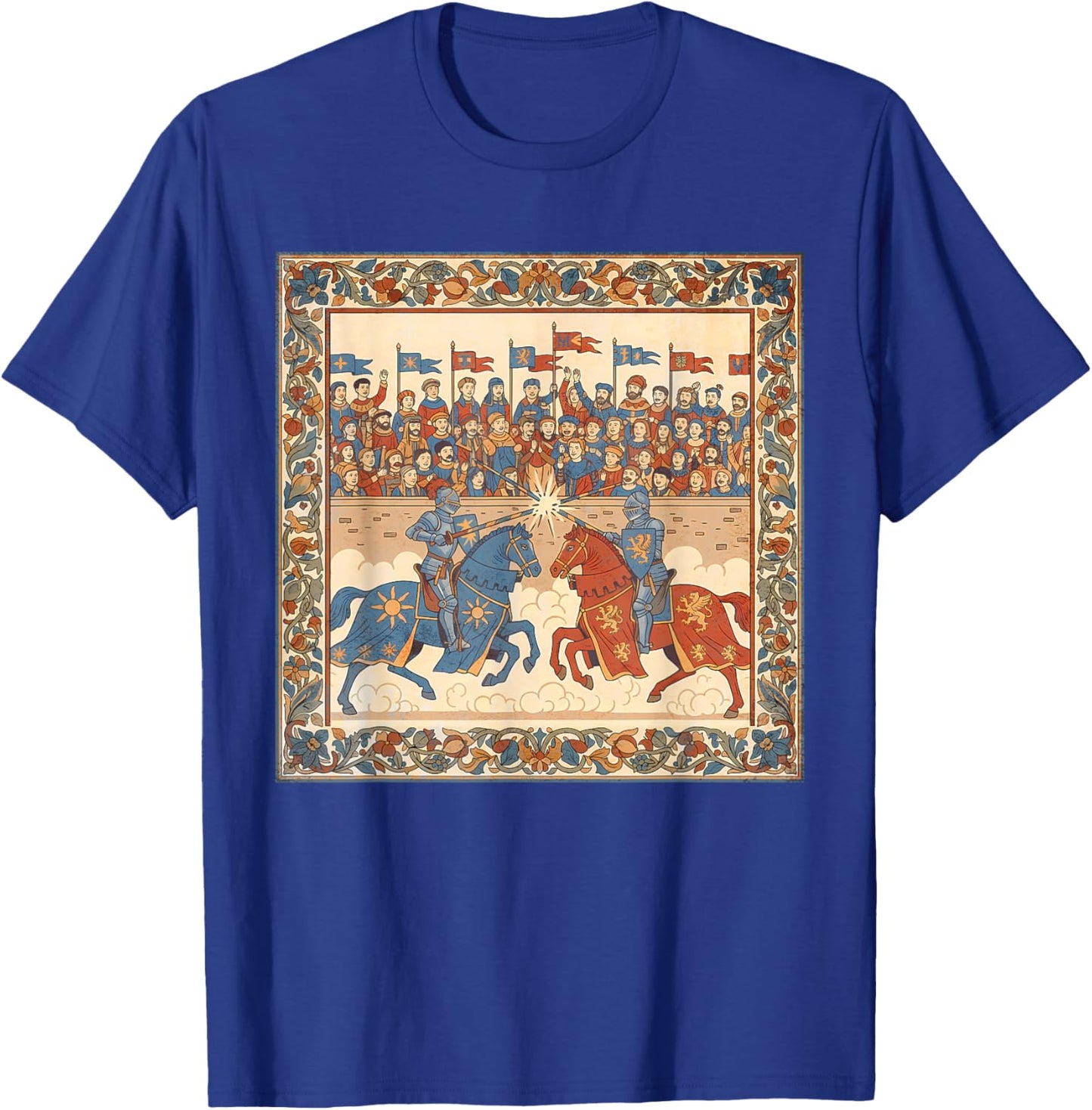 Castlecore Medieval Knight Jousting Renaissance Fair T-Shirt - T-Shirt | Royal