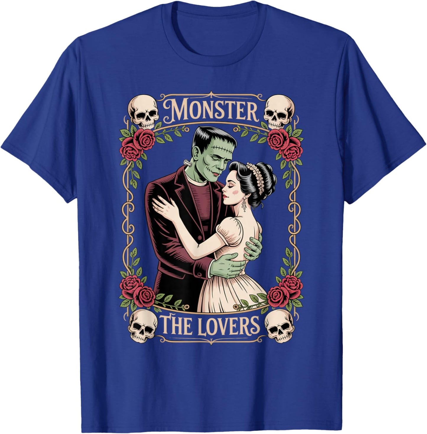 Monster The Lovers Dark Romance Valentine Gothic Couple T-Shirt - T-Shirt | Royal