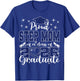 Super Proud Step Mom of 2026 Graduate Graduation Family T-Shirt - T-Shirt | Royal