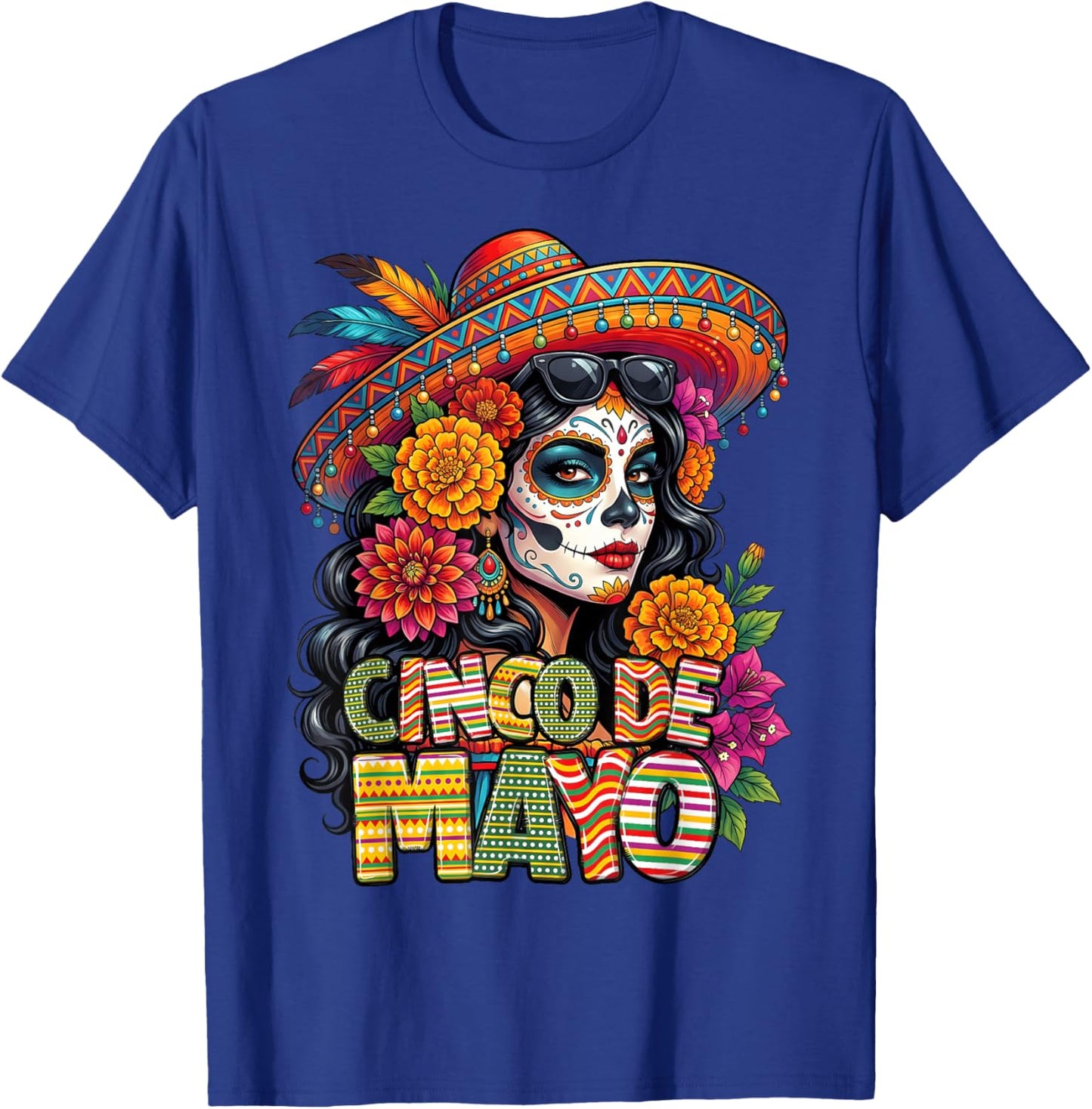 Cinco De Mayo Mexican Fiesta 5 De Mayo Women 2026 T-Shirt - T-Shirt | Royal