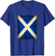 Saint Andrews Cross - Scottish Flag Art T-Shirt - T-Shirt | Royal