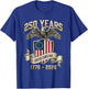 Eagle Flag 250 Years 1776 2026 250Th Birthday South Carolina T-Shirt - T-Shirt | Royal