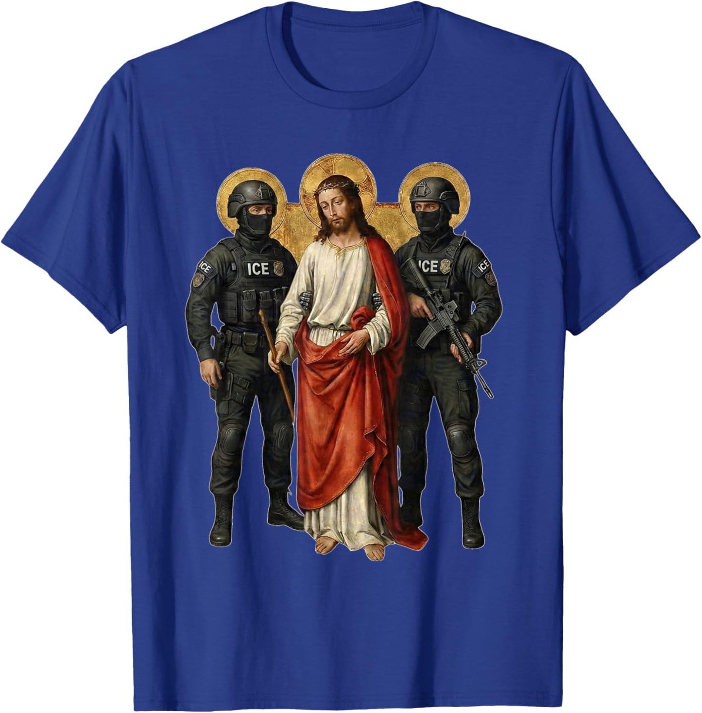 ICE Jesus Shirt T-Shirt - T-Shirt | Royal