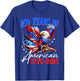 4th July American Flag Eagle Shirt 250 Years 1776 2026 250th T-Shirt - T-Shirt | Royal