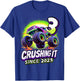 Birthday Monster Truck 3 Year Old Boys 3rd Party Born 2023 T-Shirt - T-Shirt | Royal