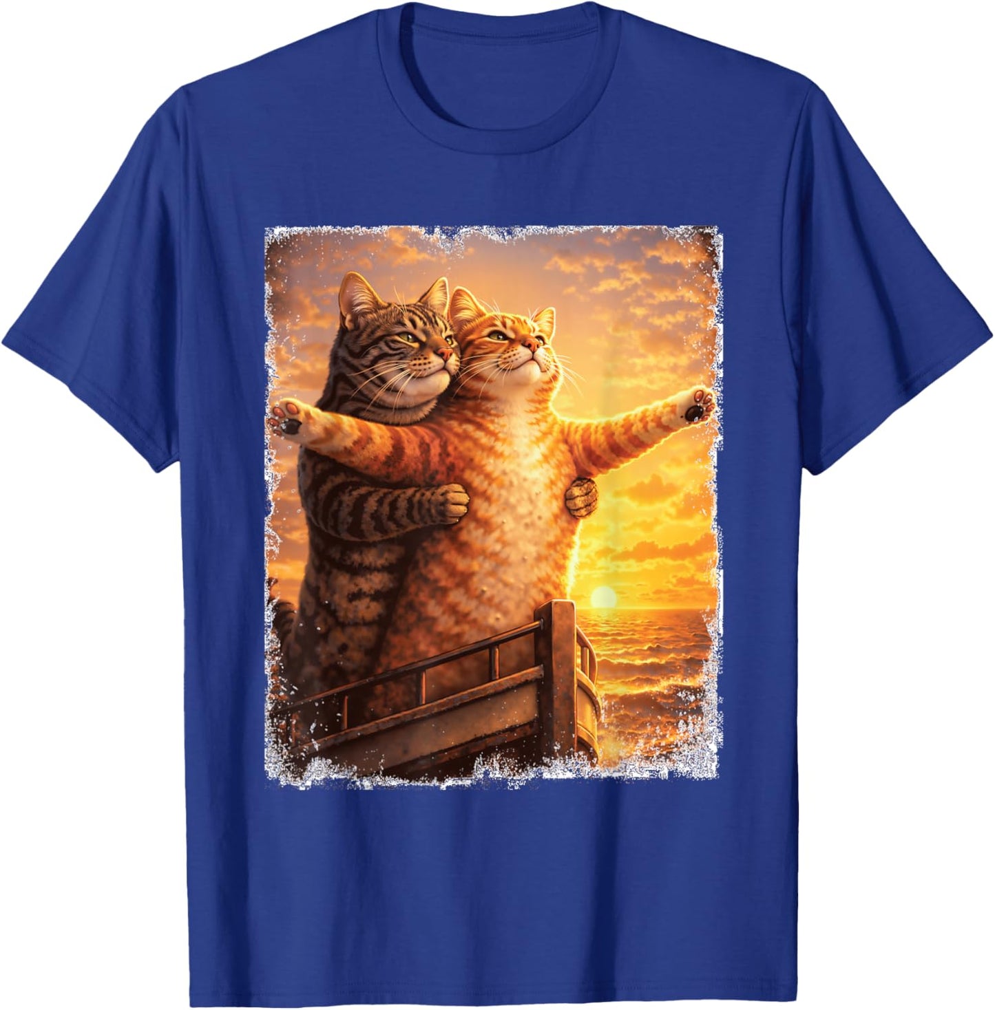 Titanic Cat Meme - Cat Lover Kitten Owner Kitty T-Shirt - T-Shirt | Royal