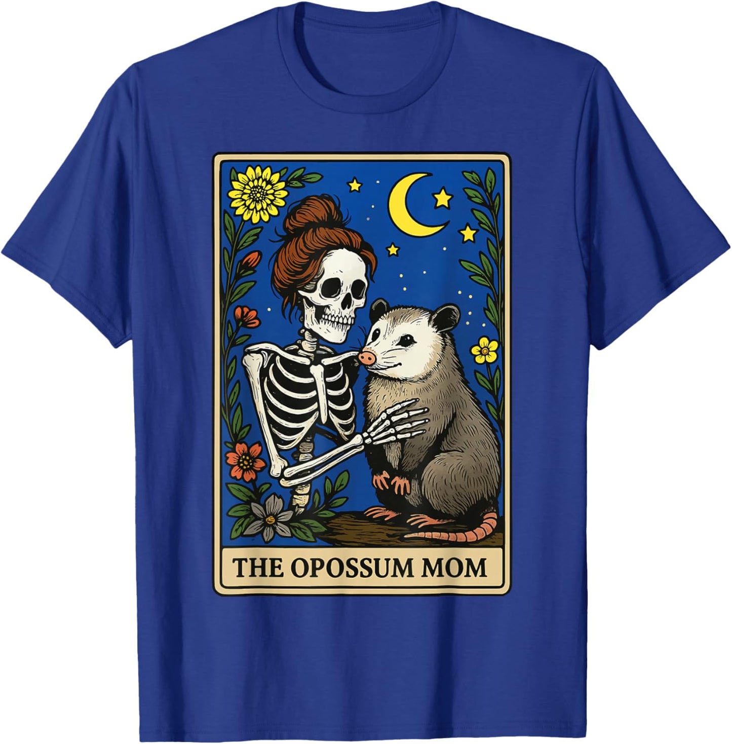 The Opossum Mom Tarot Card T-Shirt - T-Shirt | Royal