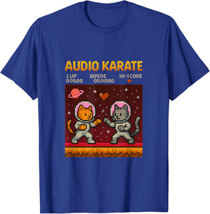Meowtendo 89 Space Cats T-Shirt - T-Shirt | Royal