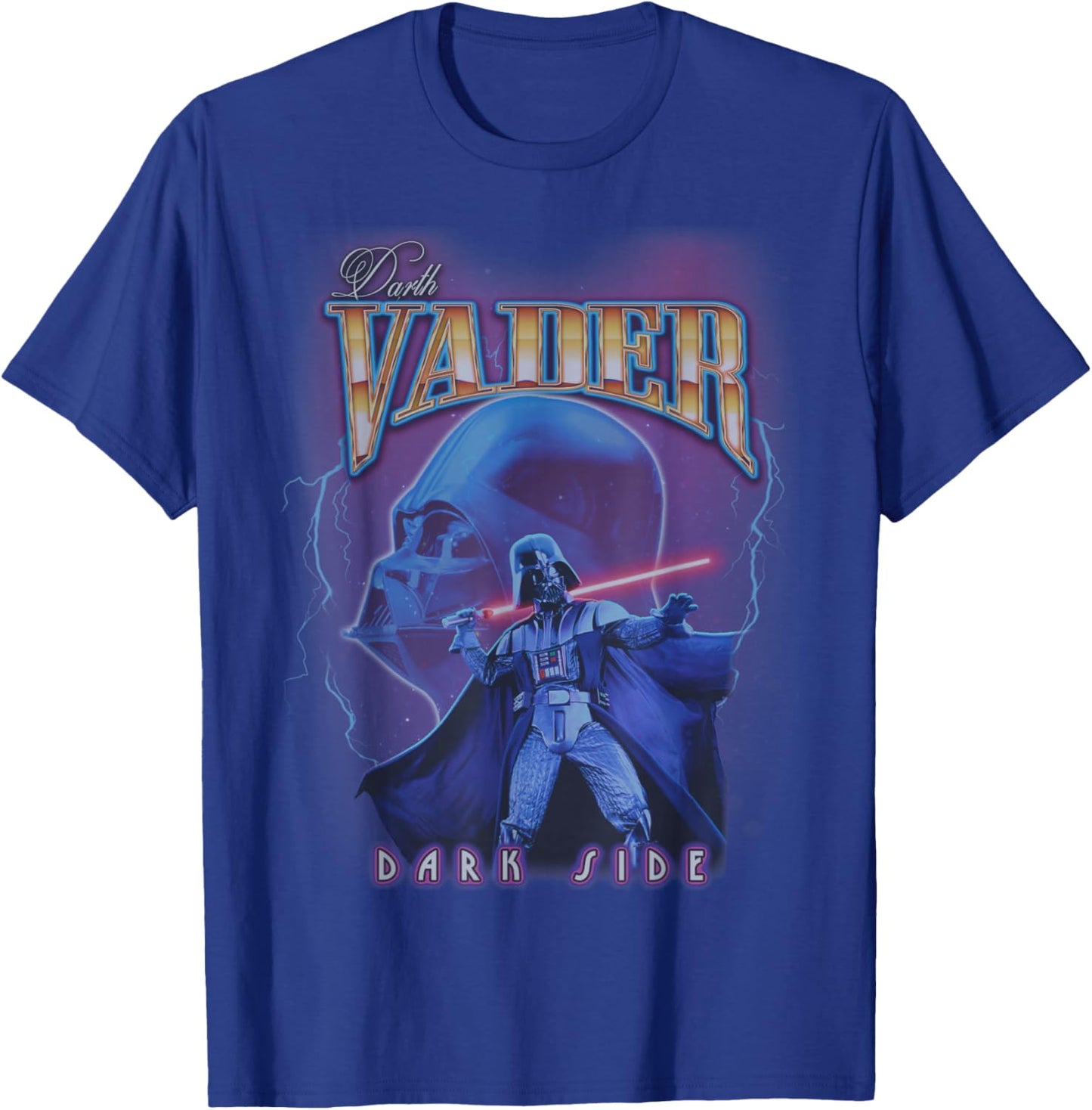 Star Wars A New Hope Darth Vader Dark Side Portrait T-Shirt - T-Shirt | Royal