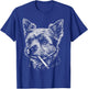 Yorkie Meme Funny Dog Smoking Cigarette T-Shirt - T-Shirt | Royal
