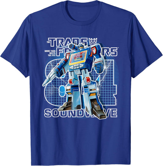 Transformers Retro Decepticon Soundwave 1984 T-Shirt - T-Shirt | Royal