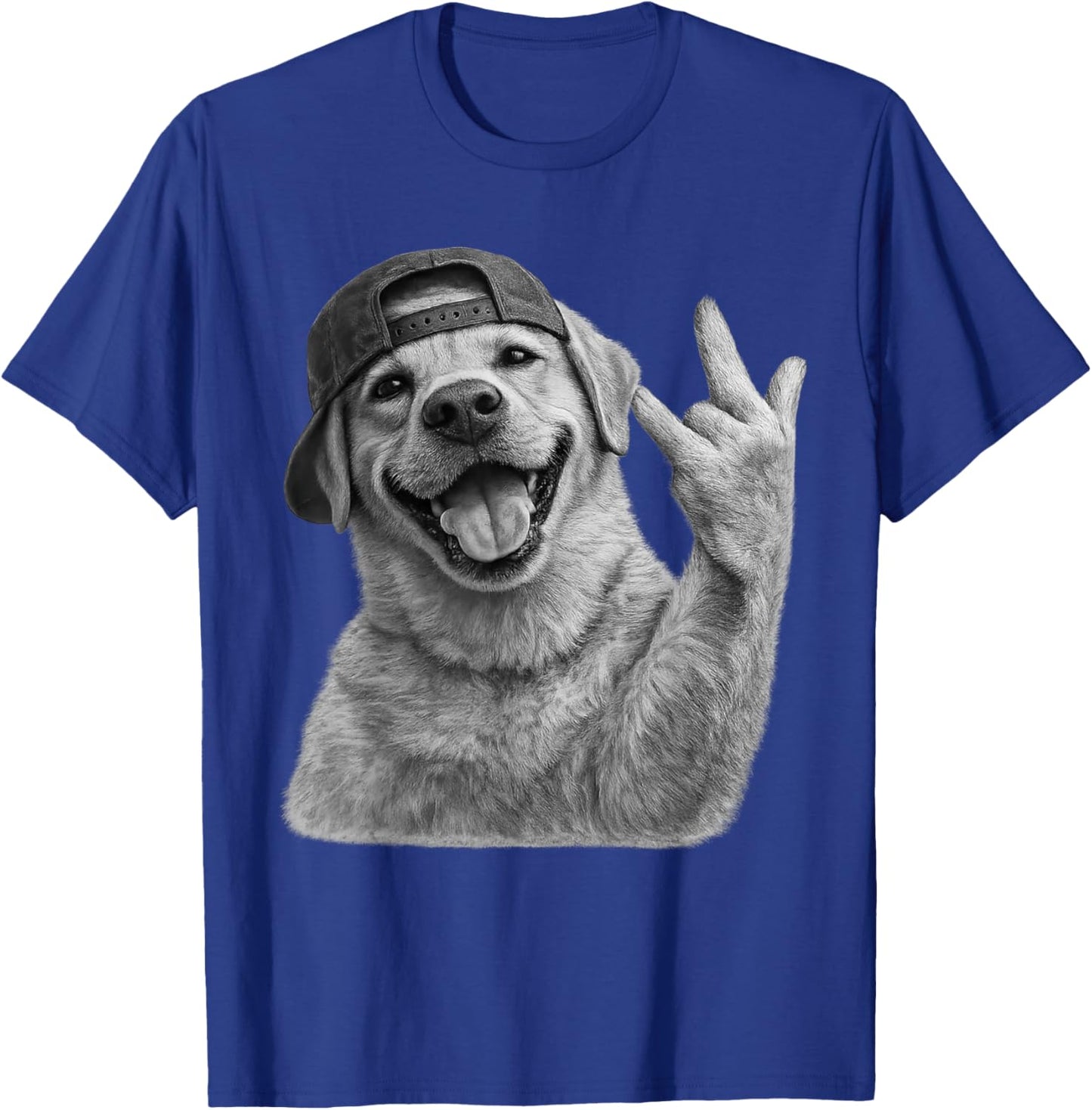 Funny Dog Design, Silly Meme, Danke Memes, 90s Vintage T-Shirt - T-Shirt | Royal