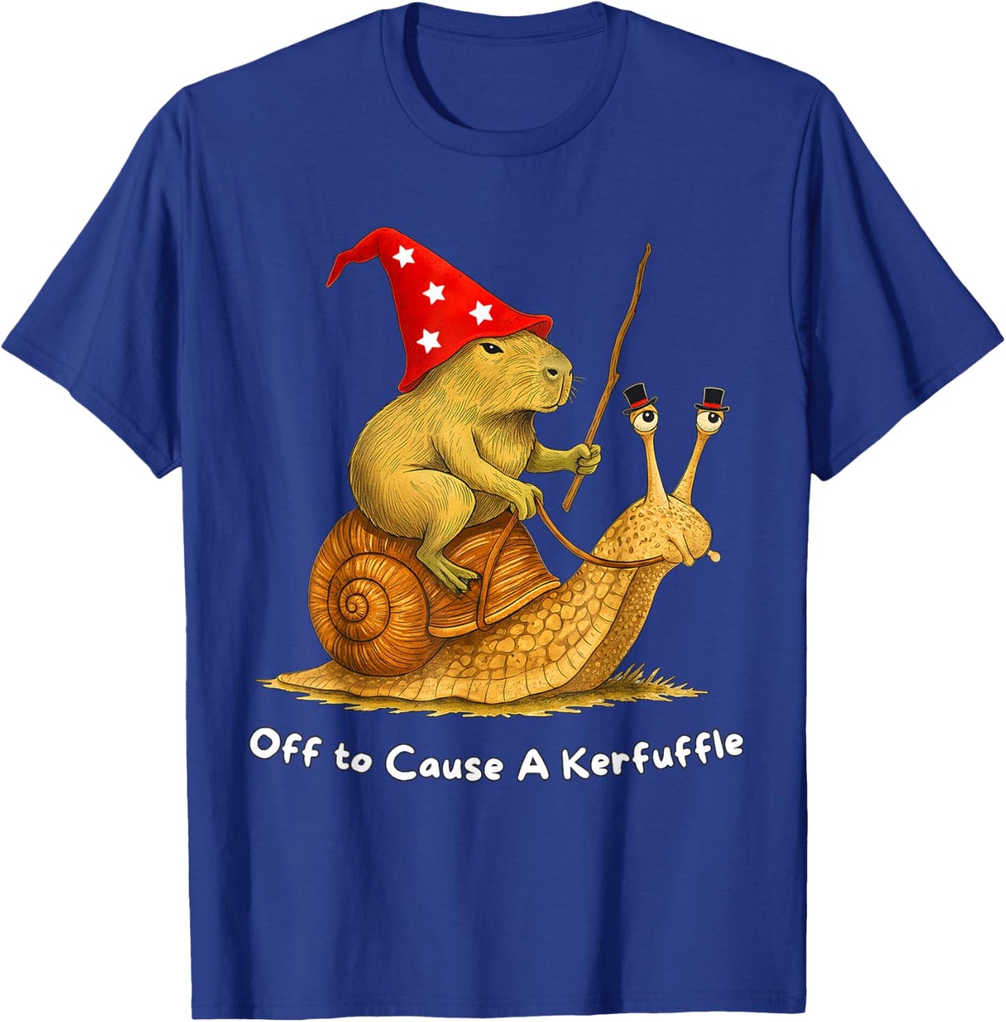 Witchy Capybara Snail Meme Humor T-Shirt - T-Shirt | Royal