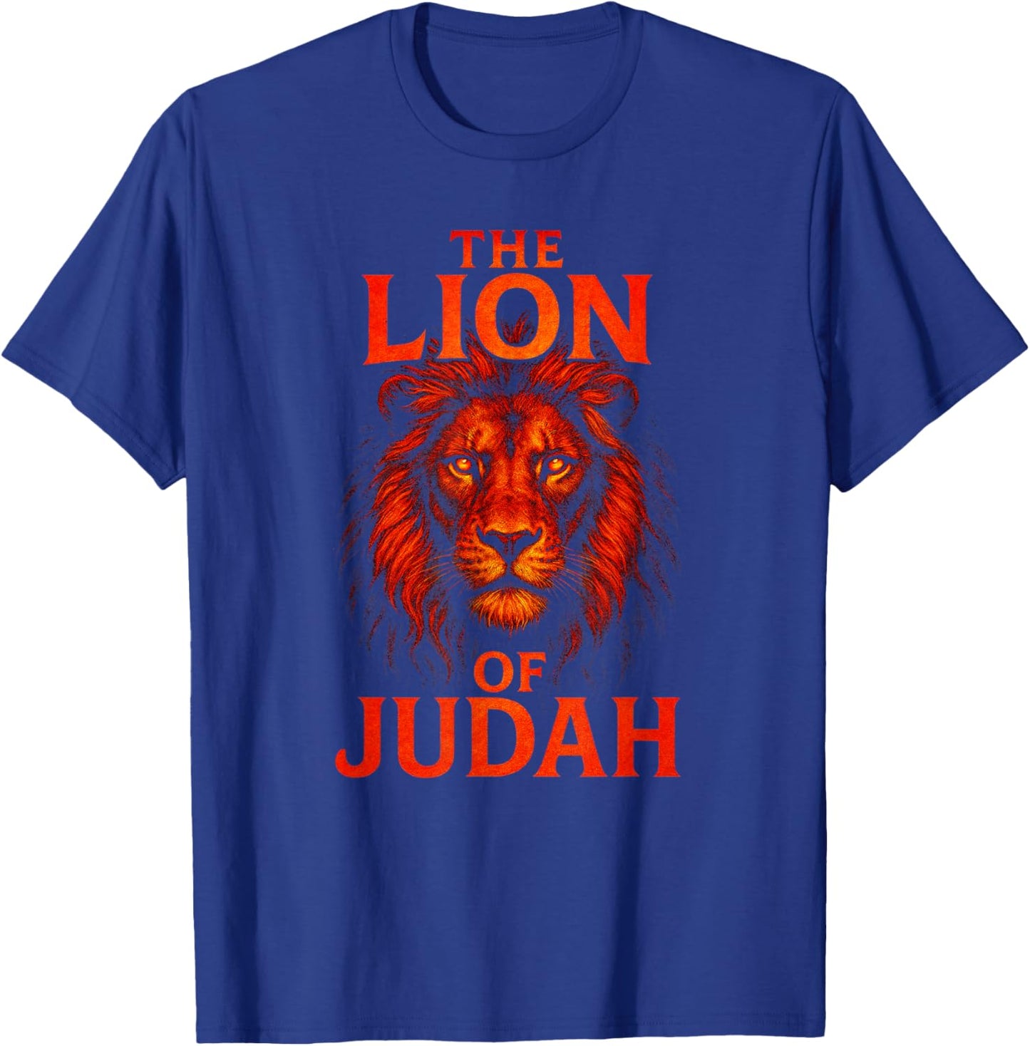 The Lion of Judah - Christian Faith Symbol T-Shirt - T-Shirt | Royal
