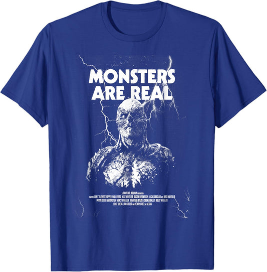 Stranger Things Season 5 Monsters are Real Vecna Poster T-Shirt - T-Shirt | Royal