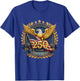 Eagle and Flag 250 Years 1776-2026 250th Birthday T-Shirt - T-Shirt | Royal