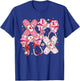 Cute Valentine Nurse Scrubs Cute Heart Icons Nurse Life T-Shirt - T-Shirt | Royal