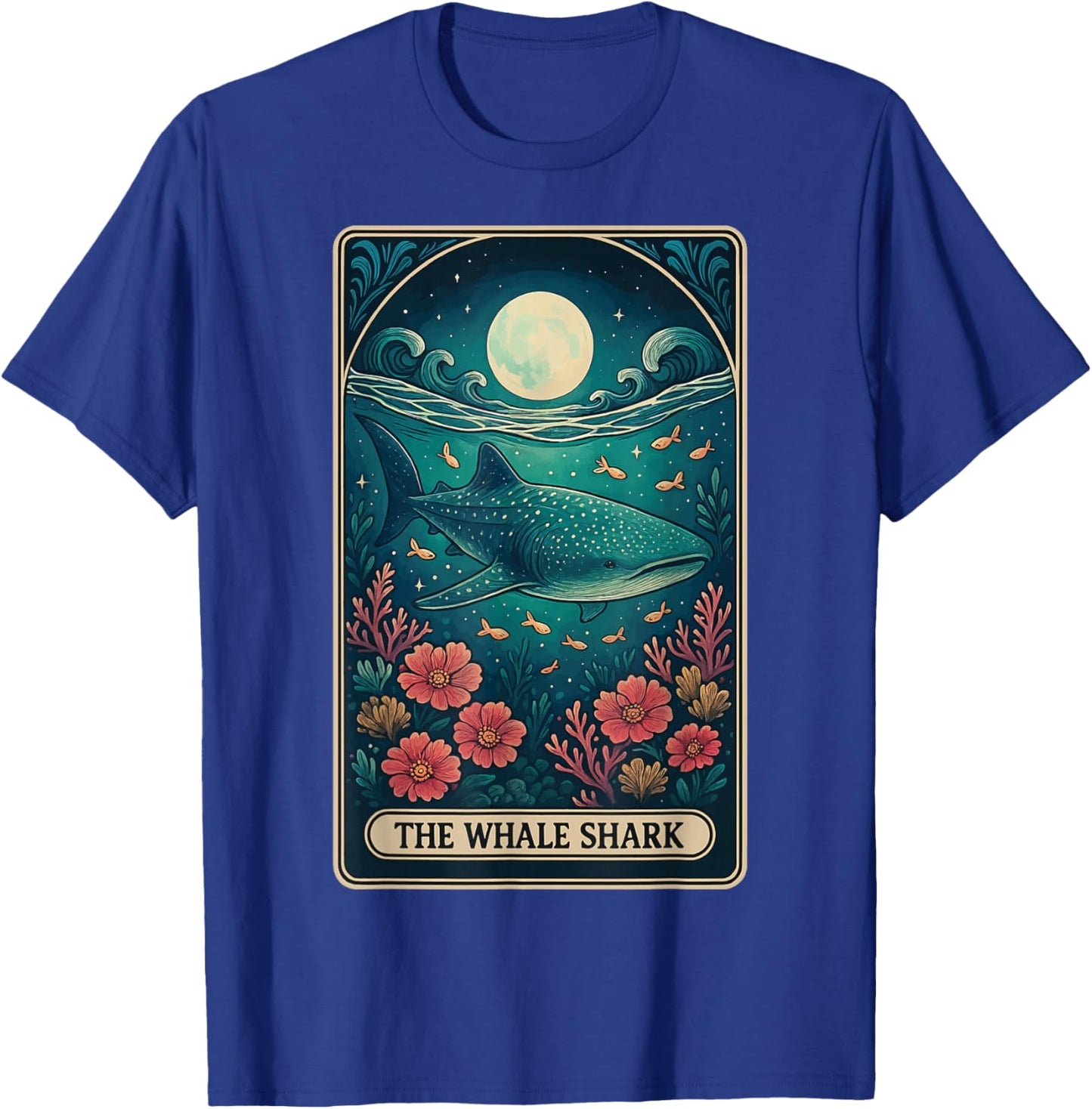 The Whale Shark Tarot Card T-Shirt - T-Shirt | Royal