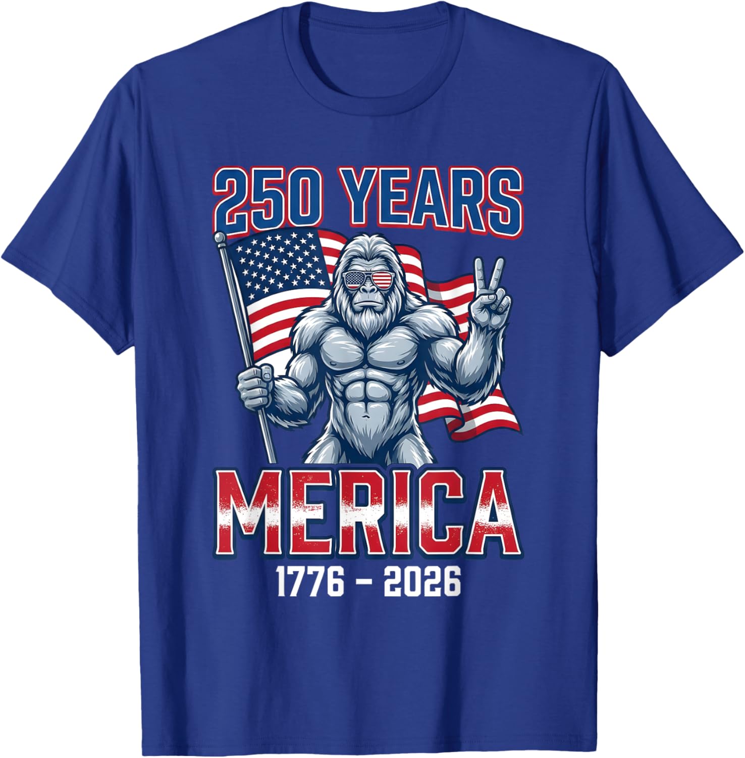 250 Years American 1776-2026 250th Birthday 250 USA T-Shirt - T-Shirt | Royal