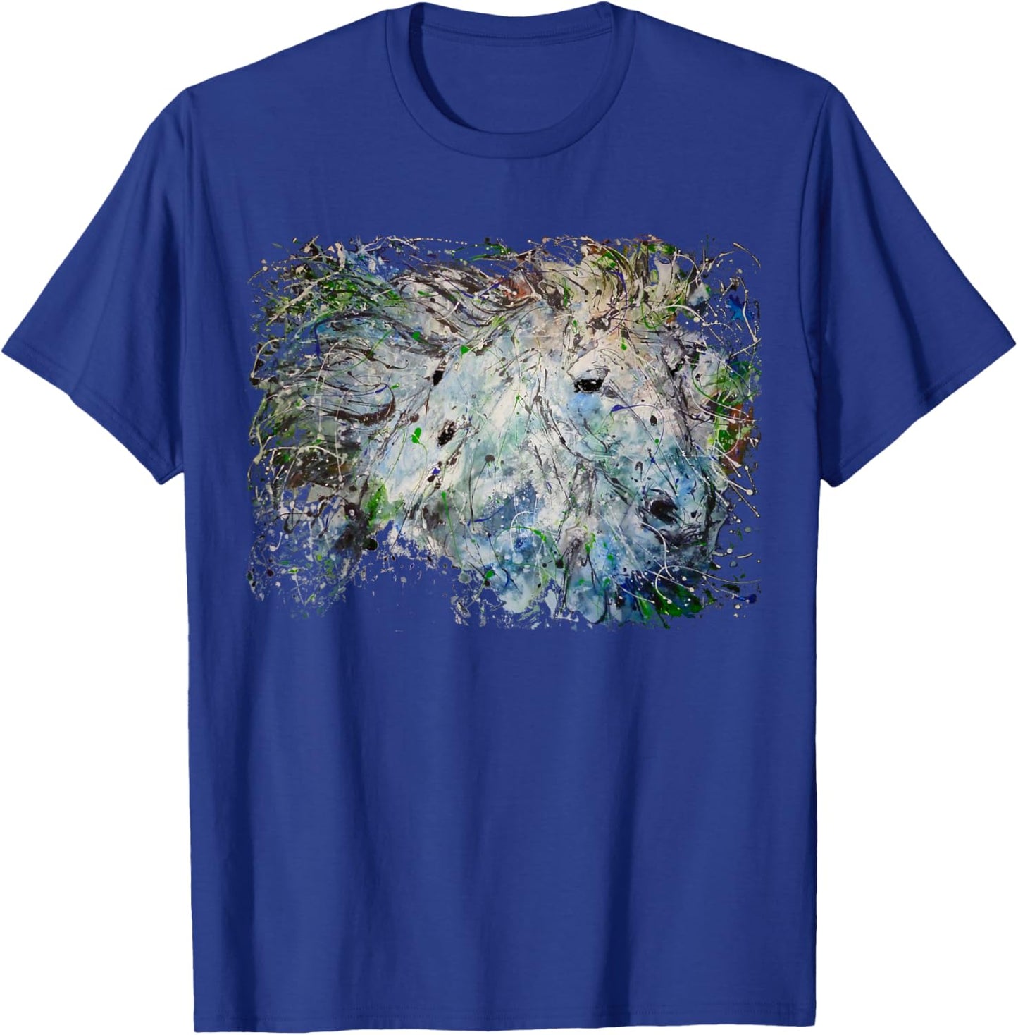 Sur Splash Horse T-Shirt - T-Shirt | Royal