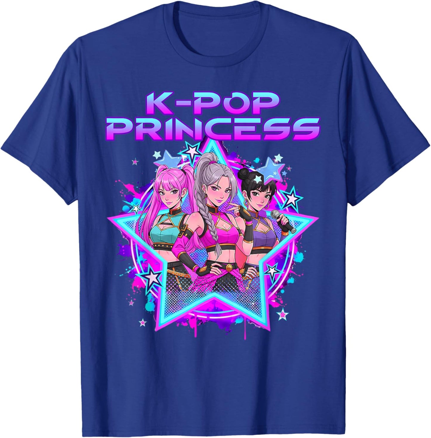 K-pop Princess K Pop Kids Girls K-pop Birthday Girl Kpop T-Shirt - T-Shirt | Royal