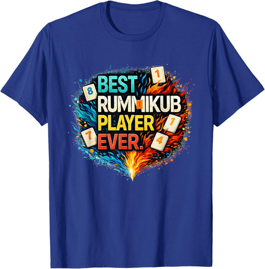 Best Rummikub Player Ever | Fun Game Night Rummikub T-Shirt - T-Shirt | Royal