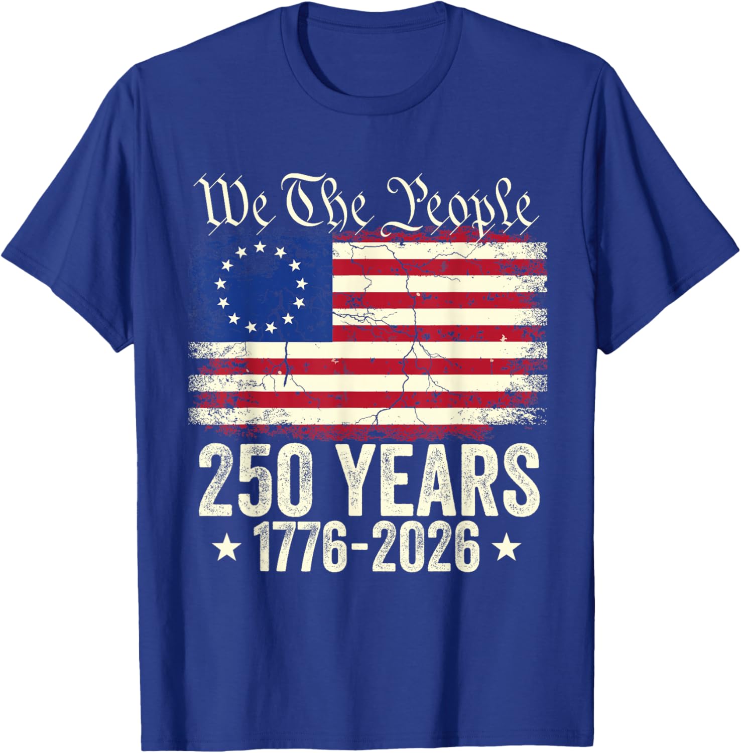 Eagle 250 Years American 1776 2026 250th USA Birthday T-Shirt - T-Shirt | Royal