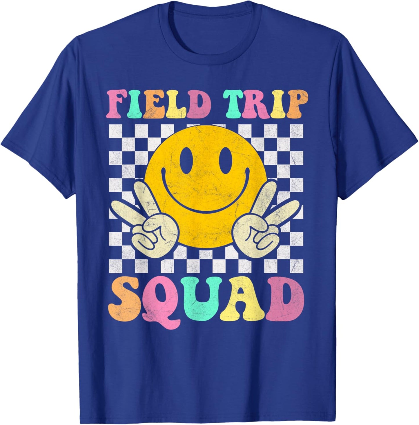 Field Trip Squad School Field Trip Day Teacher T-Shirt - T-Shirt | Royal