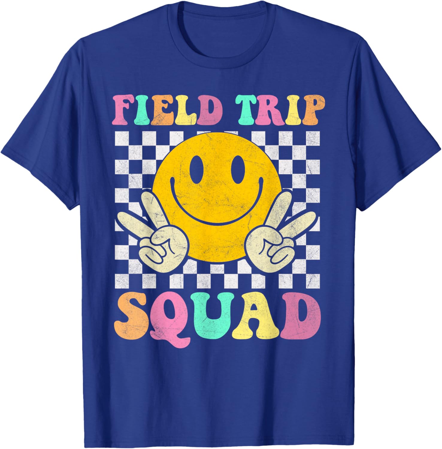 Field Trip Squad School Field Trip Day Teacher T-Shirt - T-Shirt | Royal