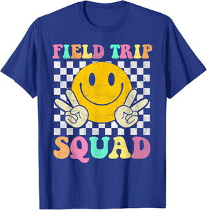 Field Trip Squad School Field Trip Day Teacher T-Shirt - T-Shirt | Royal