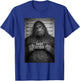 Sasquatch Mugshot Outdoor Humor Design T-Shirt - T-Shirt | Royal