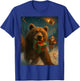 Christmas Bear Shirt - Funny Selfie with Santa T-Shirt - T-Shirt | Royal