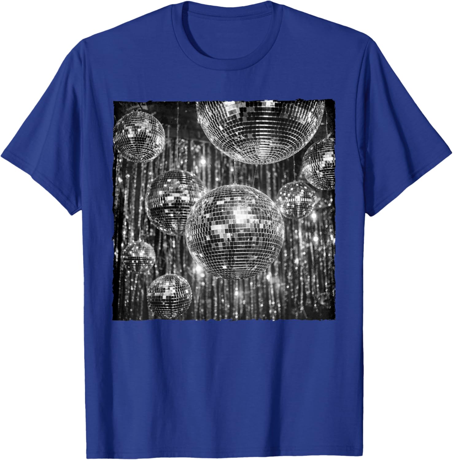 Disco Party Disco Ball Birthday Dancing Queen Concert 80s T-Shirt - T-Shirt | Royal